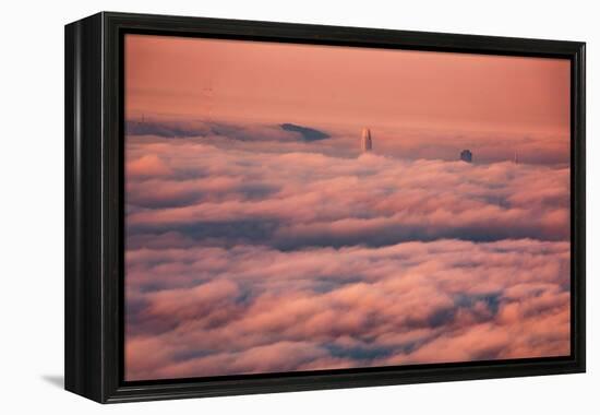 Summer Fog Blanket, San Francisco, California-Vincent James-Framed Premier Image Canvas