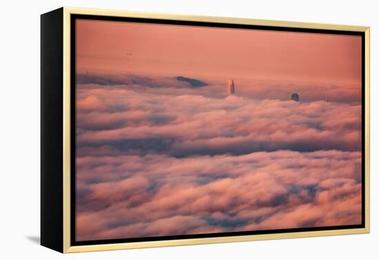 Summer Fog Blanket, San Francisco, California-Vincent James-Framed Premier Image Canvas