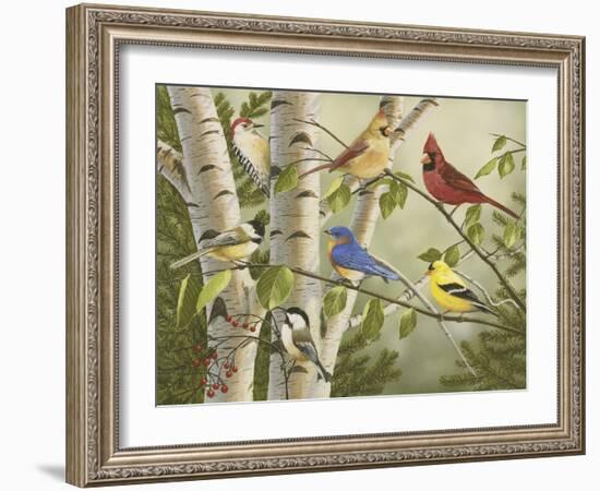 Summer Friends-William Vanderdasson-Framed Giclee Print