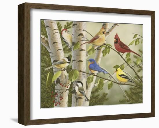 Summer Friends-William Vanderdasson-Framed Giclee Print