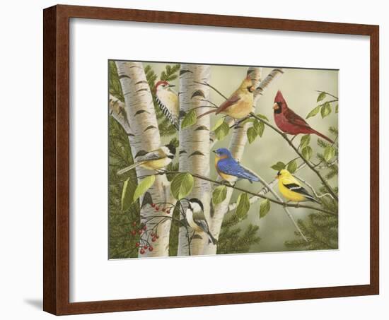 Summer Friends-William Vanderdasson-Framed Giclee Print