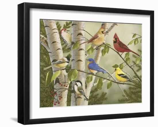 Summer Friends-William Vanderdasson-Framed Giclee Print