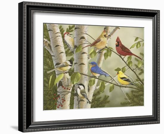 Summer Friends-William Vanderdasson-Framed Giclee Print