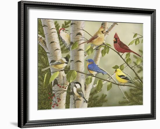 Summer Friends-William Vanderdasson-Framed Giclee Print