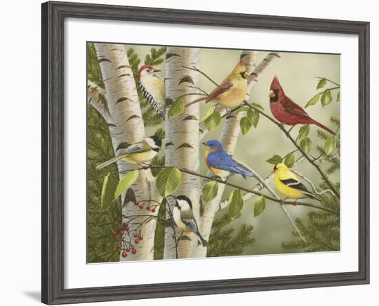 Summer Friends-William Vanderdasson-Framed Giclee Print