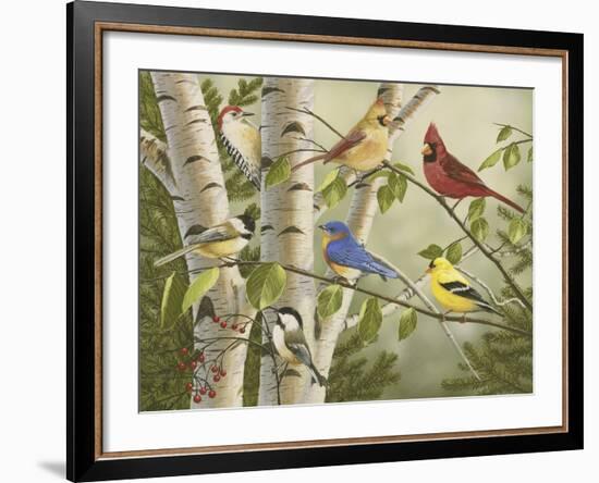 Summer Friends-William Vanderdasson-Framed Giclee Print