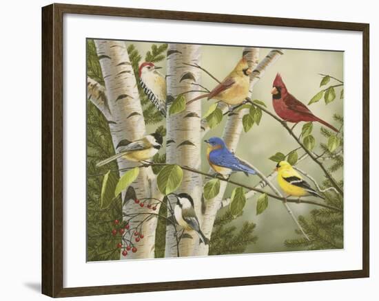 Summer Friends-William Vanderdasson-Framed Giclee Print