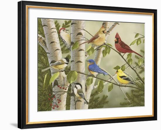 Summer Friends-William Vanderdasson-Framed Giclee Print