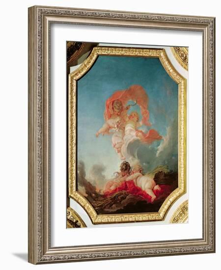 Summer, from a Series of the Four Seasons in the Salle du Conseil-Francois Boucher-Framed Giclee Print