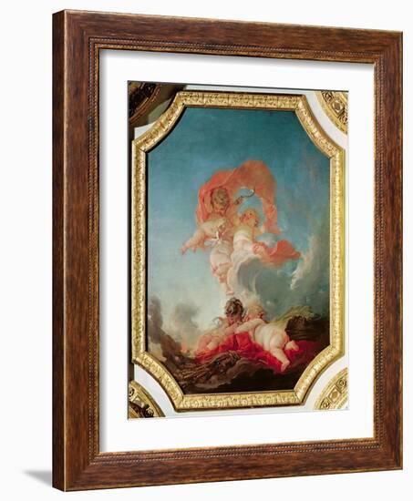 Summer, from a Series of the Four Seasons in the Salle du Conseil-Francois Boucher-Framed Giclee Print