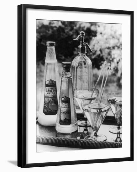 Summer Fruit Drinks-null-Framed Photographic Print