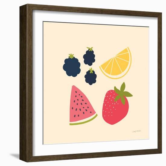 Summer Fruits I-Cheryl Warrick-Framed Art Print