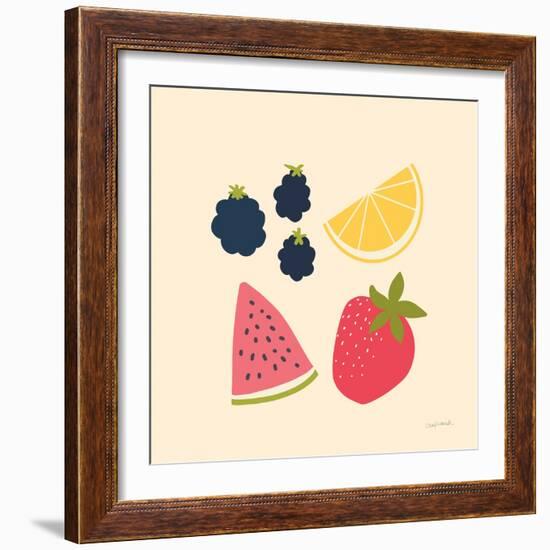 Summer Fruits I-Cheryl Warrick-Framed Art Print