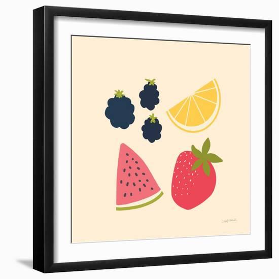 Summer Fruits I-Cheryl Warrick-Framed Art Print