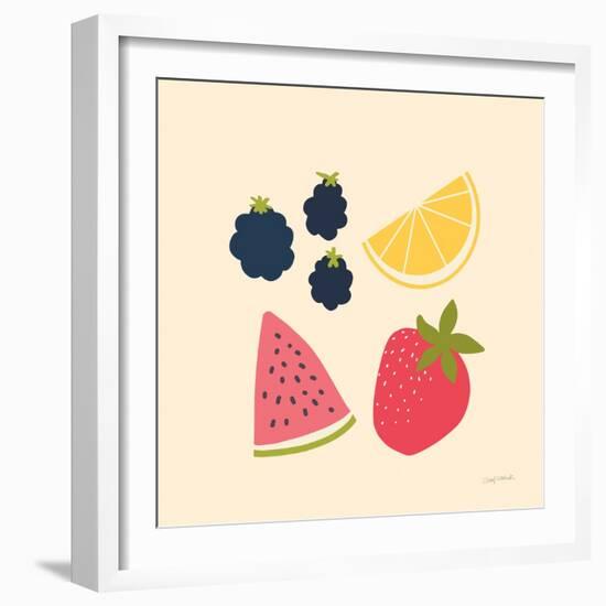 Summer Fruits I-Cheryl Warrick-Framed Art Print