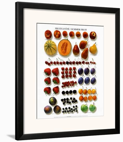 Summer Fruits-null-Framed Art Print