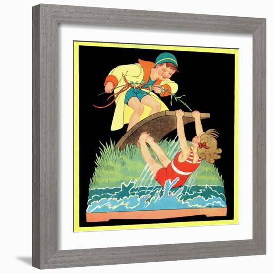 Summer Fun - Child Life-Hazel Frazee-Framed Giclee Print