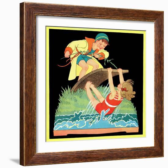 Summer Fun - Child Life-Hazel Frazee-Framed Giclee Print