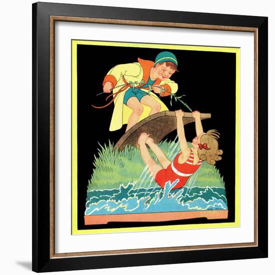 Summer Fun - Child Life-Hazel Frazee-Framed Giclee Print