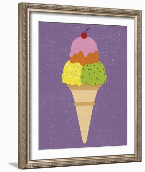 Summer Fun I-Clara Wells-Framed Giclee Print