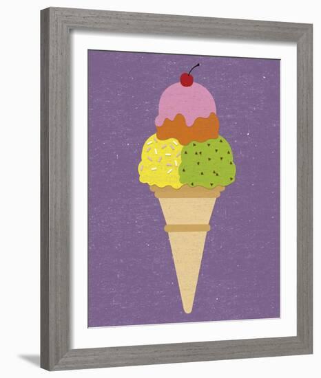 Summer Fun I-Clara Wells-Framed Giclee Print