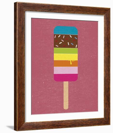 Summer Fun III-Clara Wells-Framed Giclee Print