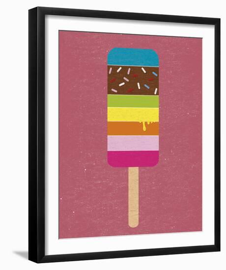 Summer Fun III-Clara Wells-Framed Giclee Print