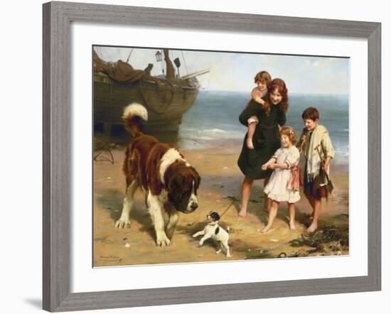 Summer Fun-Arthur Elsley-Framed Premium Giclee Print