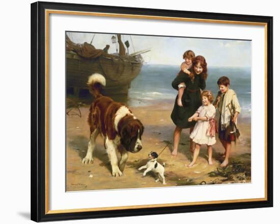 Summer Fun-Arthur Elsley-Framed Premium Giclee Print