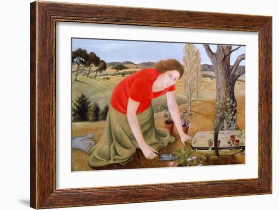 Summer Garden, 1990-Patricia O'Brien-Framed Giclee Print