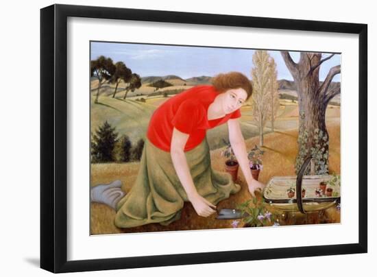 Summer Garden, 1990-Patricia O'Brien-Framed Giclee Print