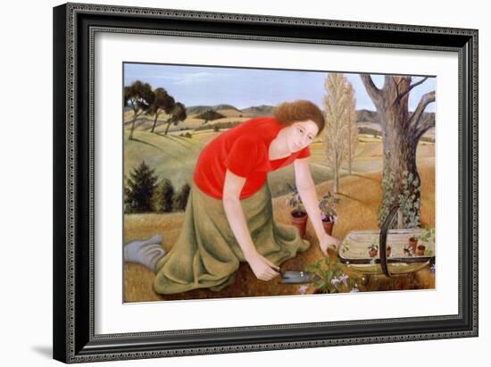 Summer Garden, 1990-Patricia O'Brien-Framed Giclee Print