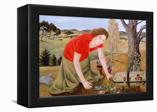 Summer Garden, 1990-Patricia O'Brien-Framed Premier Image Canvas