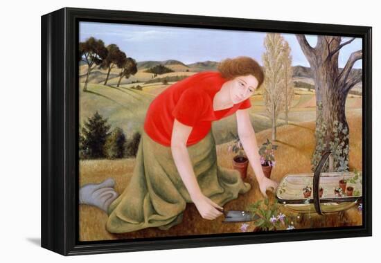 Summer Garden, 1990-Patricia O'Brien-Framed Premier Image Canvas