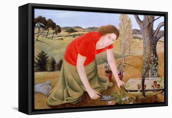 Summer Garden, 1990-Patricia O'Brien-Framed Premier Image Canvas