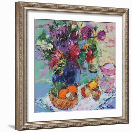 Summer Garden Flowers-Sylvia Paul-Framed Giclee Print