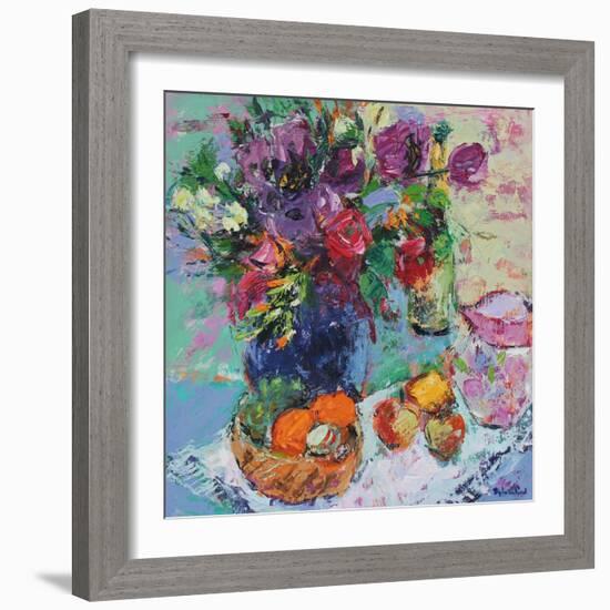 Summer Garden Flowers-Sylvia Paul-Framed Giclee Print