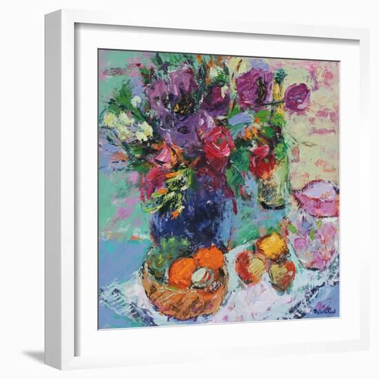 Summer Garden Flowers-Sylvia Paul-Framed Giclee Print