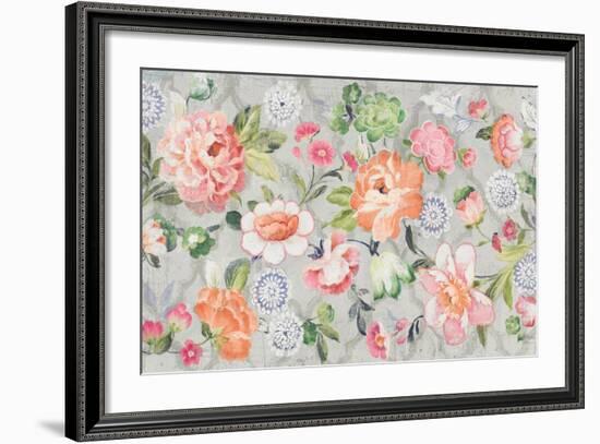 Summer Garden of Delights Gray-Danhui Nai-Framed Art Print