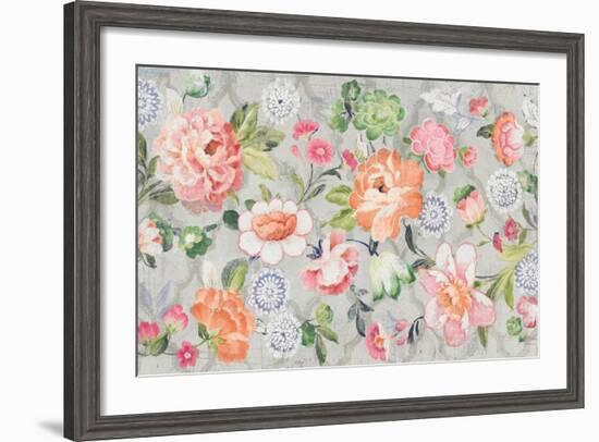 Summer Garden of Delights Gray-Danhui Nai-Framed Art Print