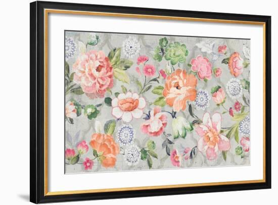 Summer Garden of Delights Gray-Danhui Nai-Framed Art Print