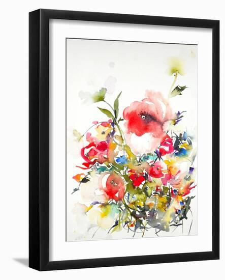 Summer Garden One-Karin Johannesson-Framed Art Print