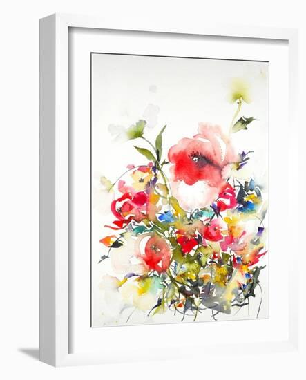 Summer Garden One-Karin Johannesson-Framed Art Print