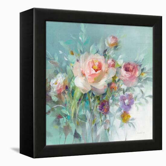 Summer Garden Roses-Danhui Nai-Framed Stretched Canvas
