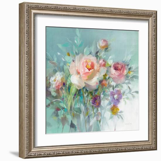 Summer Garden Roses-Danhui Nai-Framed Art Print