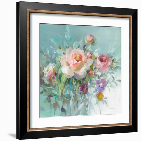 Summer Garden Roses-Danhui Nai-Framed Art Print