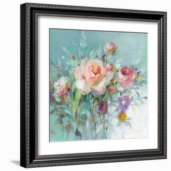 Summer Garden Roses-Danhui Nai-Framed Art Print