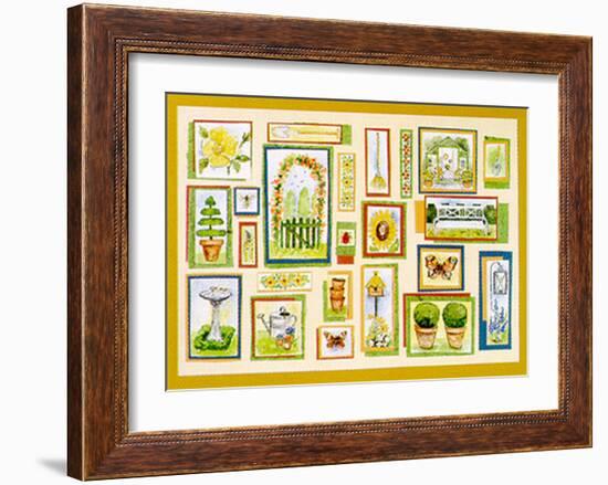 Summer Garden-Alie Kruse-Kolk-Framed Art Print