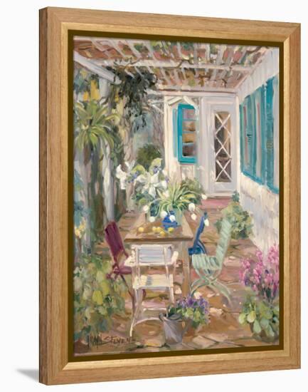 Summer Garden-Allayn Stevens-Framed Stretched Canvas