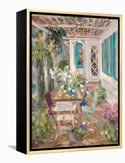 Summer Garden-Allayn Stevens-Framed Stretched Canvas